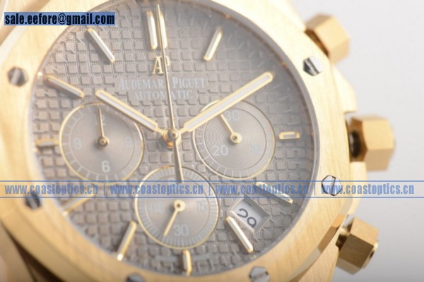 Audemars Piguet Best Replica Royal Oak Watch Yellow Gold 26320BA.OO.1220BA.04